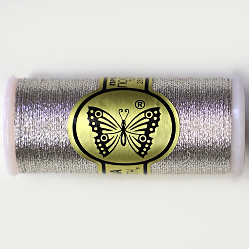 [au-papillion-thread-reel-light-silver] Au Papillon Thread Reel 104 Light Silver