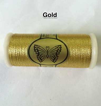 [AuPapillionThreadreelGold] Au Papillon Thread Reel 910A Light Gold