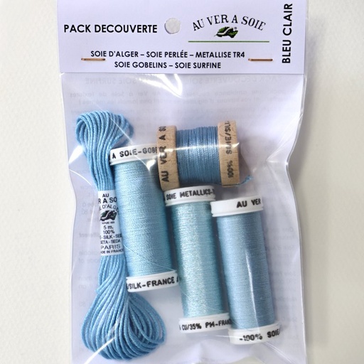 [au-ver-a-soie-discovery-pack-bleu-clair] Au Ver À Soie Discovery Pack Bleu Clair