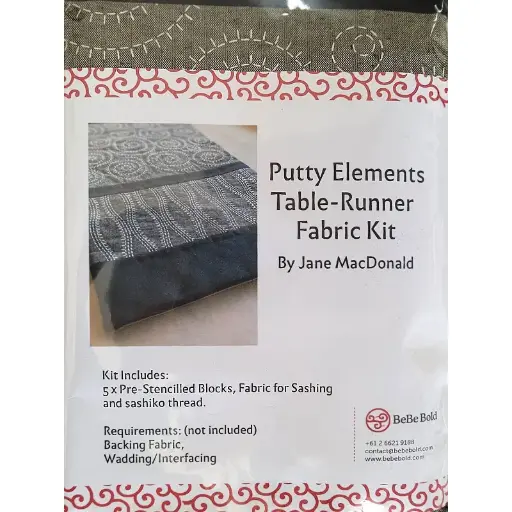 [bebebold-putty-elements-table-runner-kit-by-jane-macdonald] BeBeBold Putty Elements Table Runner Kit By Jane MacDonald