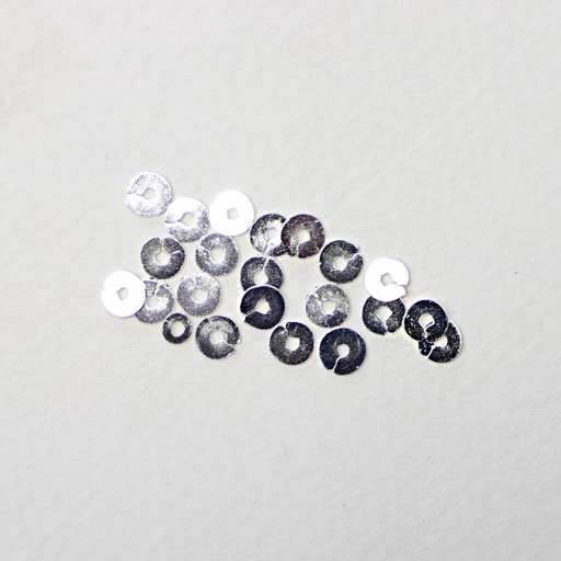 [benton--johnson-spangles-silver-no-09-4mm] Benton & Johnson Spangles Silver No. 09 4mm