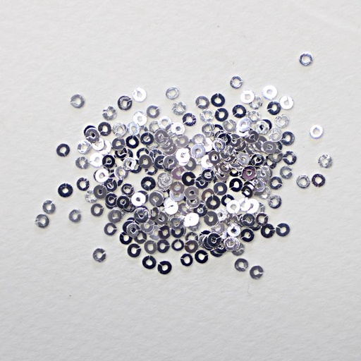 [benton--johnson-silver-spangles-no-19-2mm] Benton & Johnson Spangles Silver No. 19 2mm