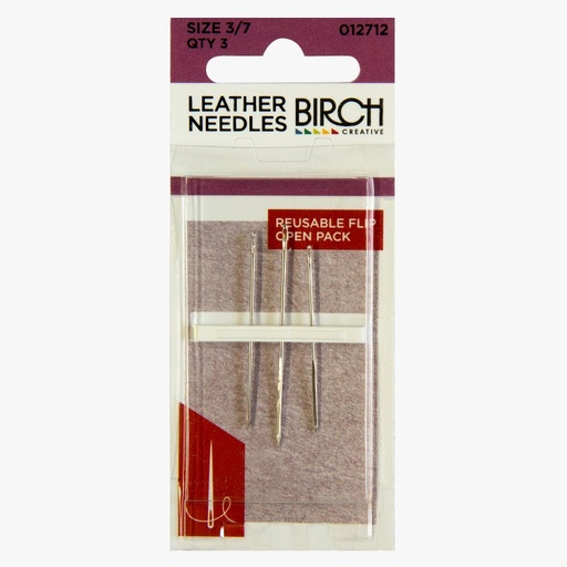 [birchleathersewingneedles] Birch Leather Sewing Needles Size 3/7
