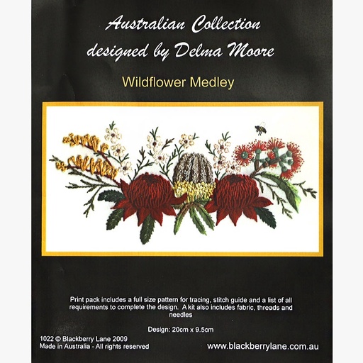 [blackberrylanewildflowermedley] Blackberry Lane Wildflower Medley