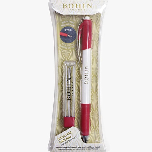 [bohinmechanicalchalkpencilextrafinewithrefills] Bohin Mechanical Chalk Pencil Extra Fine with Refills