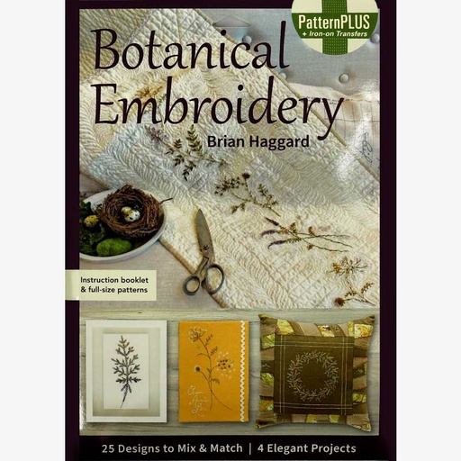 [botanicalembroideryironontransfers] BRIAN HAGGARD Botanical Embroidery Iron On Transfers