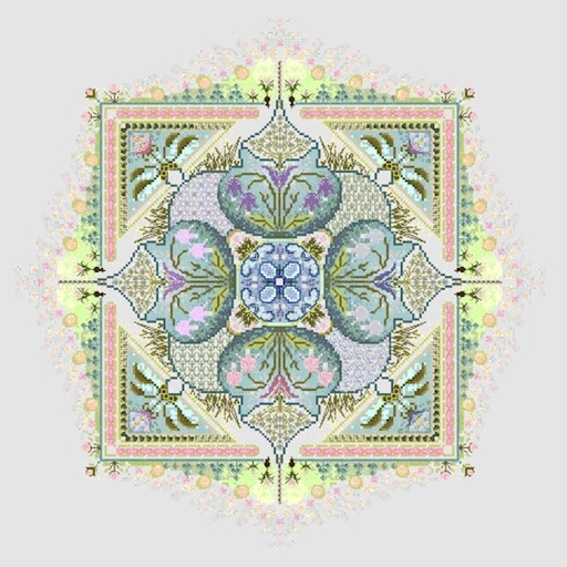 [thespringknotgardencountedcrossstitchpattern] Chatelaine CHAT061 The Spring Knotgarden Cross Stitch Pattern