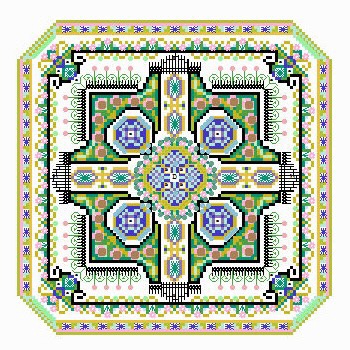 [minimandalamystery02crossstitchpattern117] Chatelaine CHAT117 Mini Mandala Mystery 02 Cross Stitch Pattern