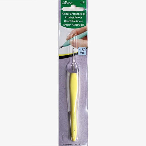[clover-amour-crochet-hook-150mm] Clover Amour Crochet Hook 1.50mm
