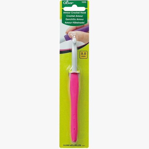 [cloveramourcrochethook8mm1055] Clover Amour Crochet Hook 8mm 1055