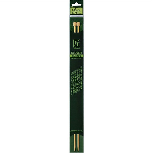 [clover-bamboo-knitting-needles-325-33cm-long] Clover Bamboo Knitting Needles Size 3.25 (33cm Long)