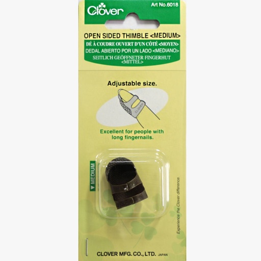 [CloverOpensidedThimbleM] Clover Open Sided Thimble M 6018