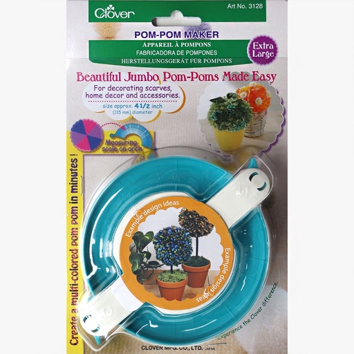 [CloverPompomMakerLarge] Clover Pompom Maker Large 3128