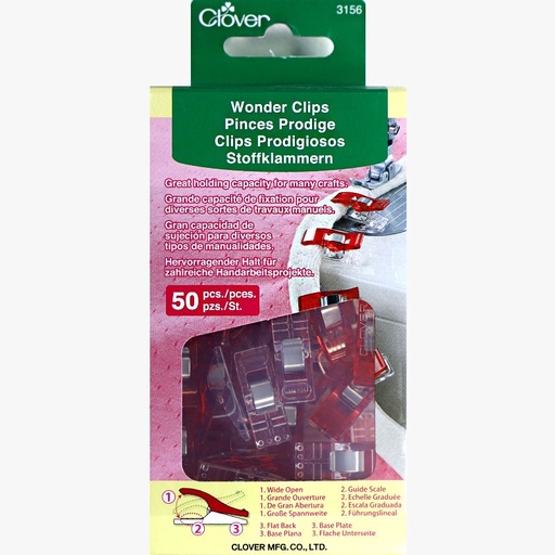 [clover-wonder-clips-50-pieces] Clover Wonder Clips 50 Pieces