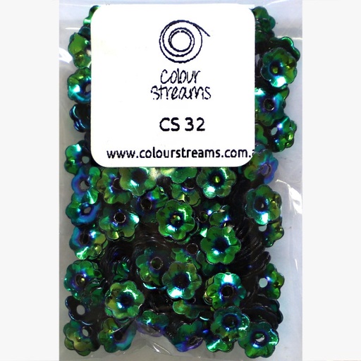 [colour-streams-sequins-cs32-dark-green--s32] Colour Streams Sequins CS32 Dark Green  S32