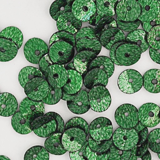 [colour-streams-sequins-round-folded-s102-textured-green] Colour Streams Sequins Round Folded S102 Textured Green