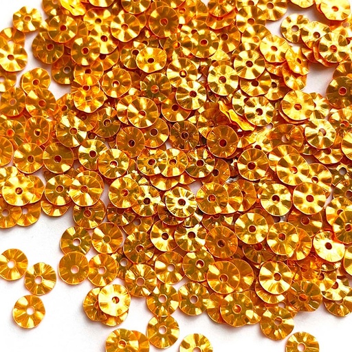 [colour-streams-sequins-s298-roundwheel-5mm-orange] Colour Streams Sequins S298 Roundwheel 5mm Orange