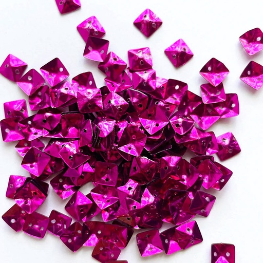 [colour-streams-sequins-square-s211-7mm-magenta-pink] Colour Streams Sequins Square S211 7mm Magenta Pink