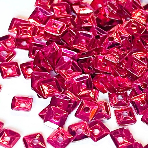 [colour-streams-sequins-square-s285-5mm-red] Colour Streams Sequins Square S285 5mm Red
