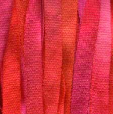 [ColourStreamsRibbon7mm27] Colour Streams Silk Ribbon 7mm 27 Poppy