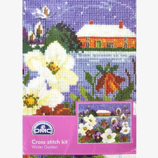 [dmccrossstitchkit-wintergarden] DMC Cross Stitch Kit Winter Garden