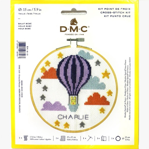 [dmc-cross-stitch-kit-hello-baby] DMC Cross Stitch Kit Hello Baby