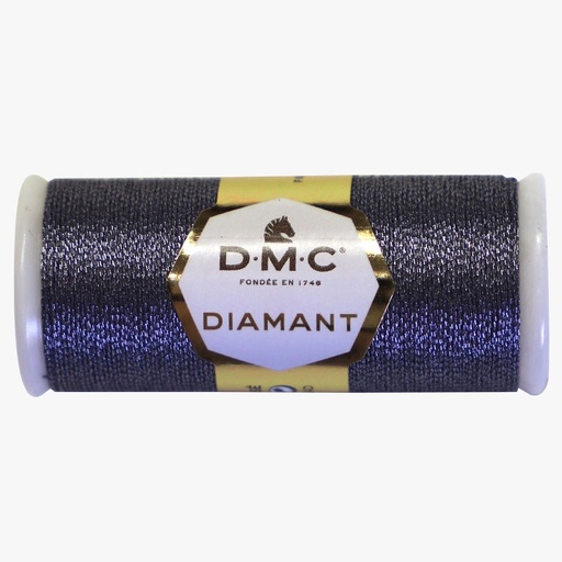 [dmc-diamant-metallic-thread--anthracite-grey-d317] DMC Diamant D317 Anthracite Grey