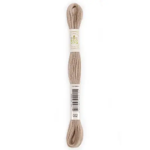 [dmc-eco-vita-organic-crewel-wool-fresh-walnut-002] DMC Eco Vita Organic Crewel Wool 002 Fresh Walnut