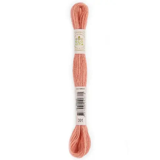 [dmc-eco-vita-organic-crewel-wool-301-lychee-madder] DMC Eco Vita Organic Crewel Wool 301 Lychee Madder