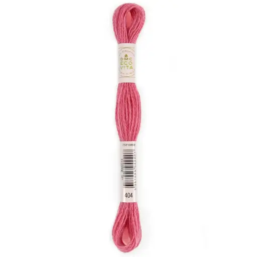 [dmc-eco-vita-organic--wool-404-althea-cochineal] DMC Eco Vita Organic Crewel Wool 404 Althea Cochineal
