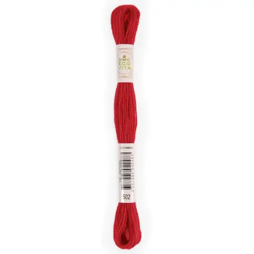 [dmc-eco-vita-organic-crewel-wool-502-fiery-madder] DMC Eco Vita Organic Crewel Wool 502 Fiery madder