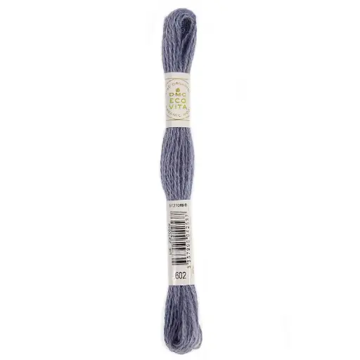 [dmc-eco-vita-organic-crewel-wool-602-mist-indigo] DMC Eco Vita Organic Crewel Wool 602 Mist Indigo