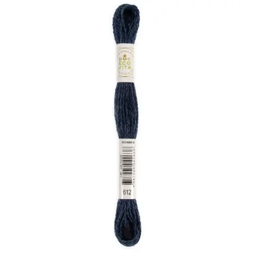 [dmc-eco-vita-organic-crewel-wool-612-storm-indigo] DMC Eco Vita Organic Crewel Wool 612 Storm Indigo