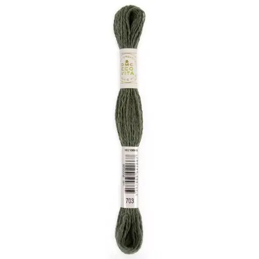 [dmc-eco-vita-organic-crewel-wool-703-moss-indigo] DMC Eco Vita Organic Crewel Wool 703 Moss Indigo