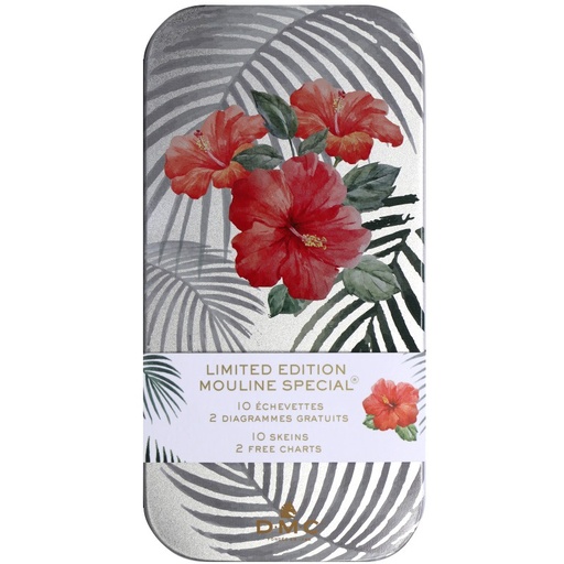 [dmc-limited-edition-tin-with-threads--pattern] DMC Limited Edition Tin with Threads & Pattern