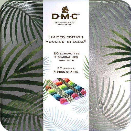 [dmc-limited-edition-tin-with-threads-and-patterns] DMC Limited Edition Tin with Threads and Patterns