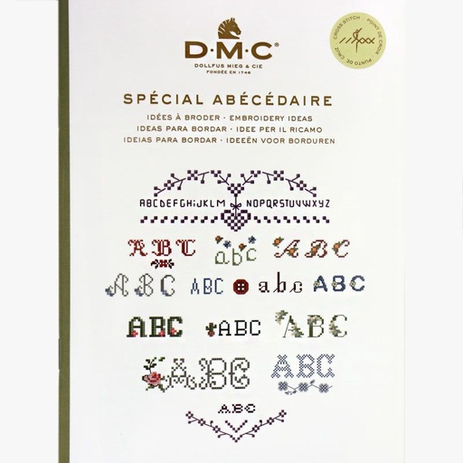 [dmcminicrossstitchbook-alphabet] DMC Mini Cross Stitch Book Alphabet