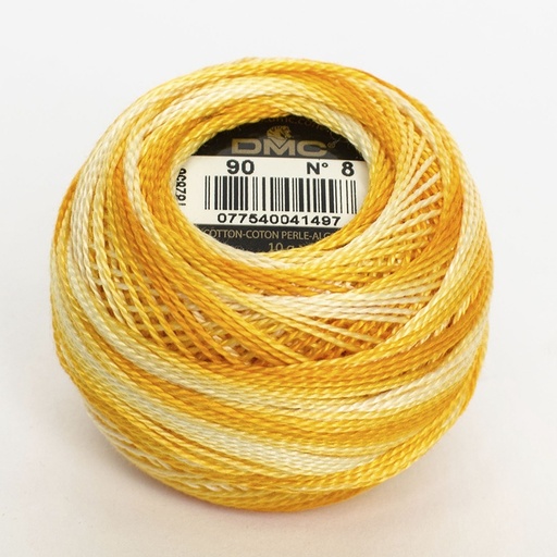 [DMCPerleCotton590] DMC Perle #5 0090 Variegated Yellow (Skein)