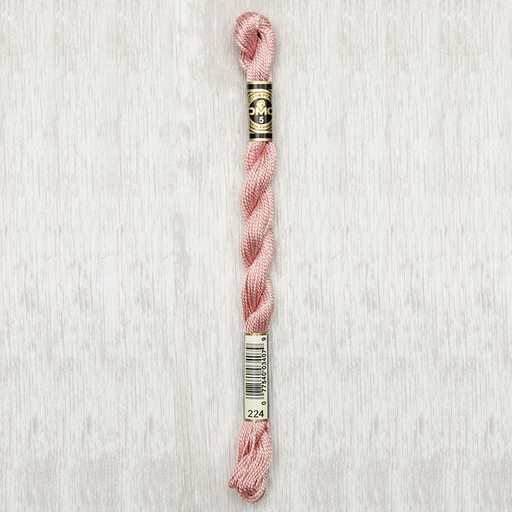 [dmc-perle-pearl-cotton-5-0224-skein] DMC Perle #5 0224 Very Light Shell Pink