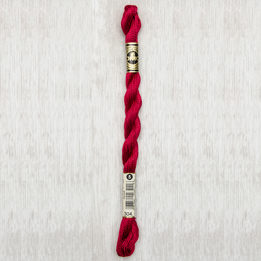 [DMCPerleCotton5304] DMC Perle #5 0304 Medium Red (Skein)