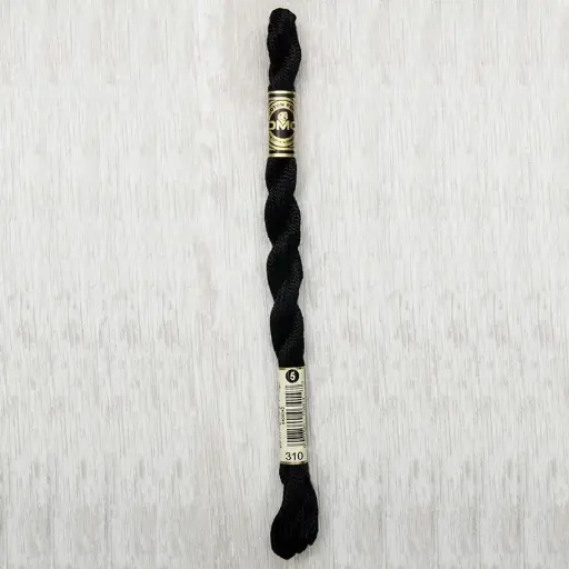 [DMCPerleCotton5310] DMC Perle #5 0310 Black