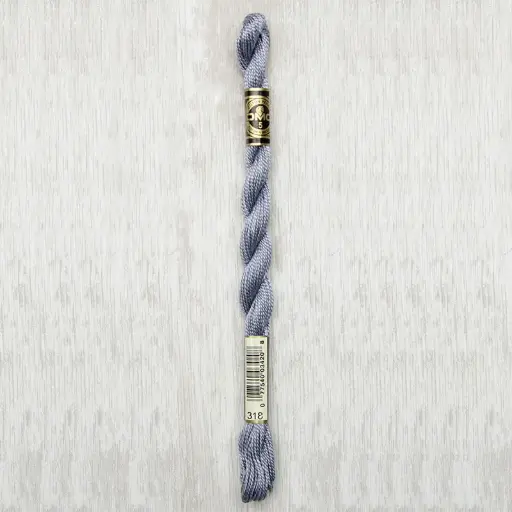 [DMCPerleCotton5318] DMC Perle #5 0318 Light Steel Gray