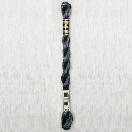 [DMCPerleCotton5413] DMC Perle #5 0413 Dark Pewter Gray