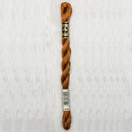 [DMCPerleCotton5434] DMC Perle #5 0434 Light Brown