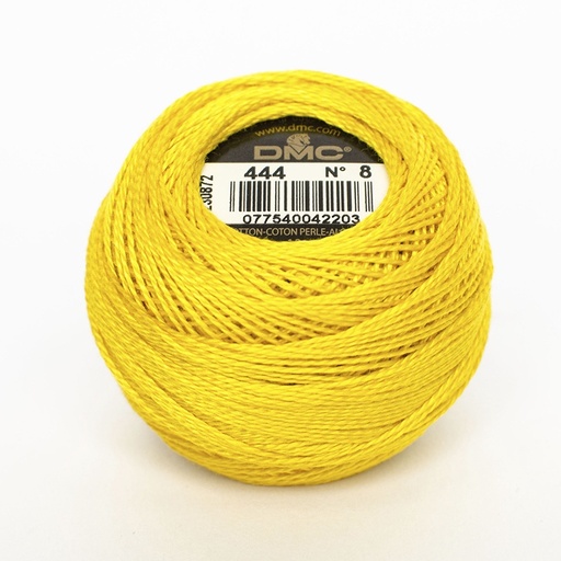 [DMCPerleCotton5444] DMC Perle #5 0444 Dark Lemon (Skein)