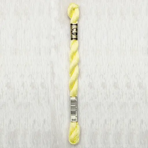 [DMCPerleCotton5445] DMC Perle #5 0445 Light Lemon