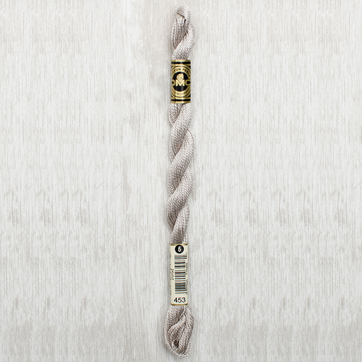 [DMCPerleCotton5453] DMC Perle #5 0453 Light Shell Gray