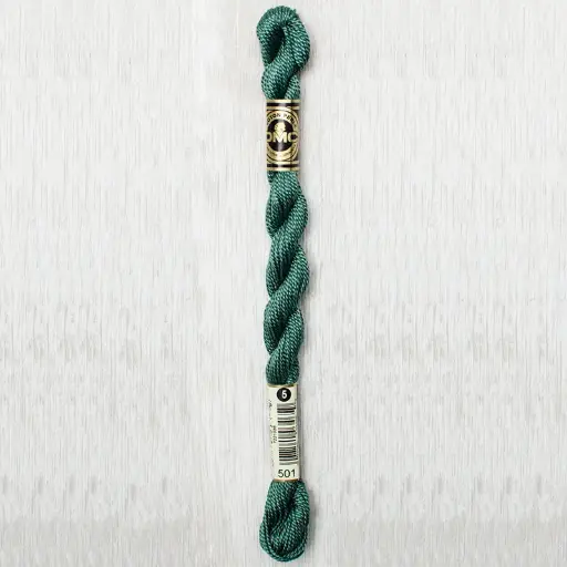 [DMCPerleCotton5501] DMC Perle #5 0501 Dark Blue Green