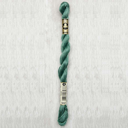 [DMCPerleCotton5502] DMC Perle #5 0502 Blue Green