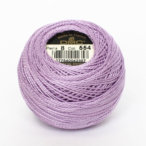 [DMCPerleCotton5554] DMC Perle #5 0554 Light Violet (Skein)